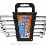 Ключ гаечный 6 предметов (НАБОР) HI-006FP TREK(36/4) JI-010 8,10,12,13,14,17 №330006