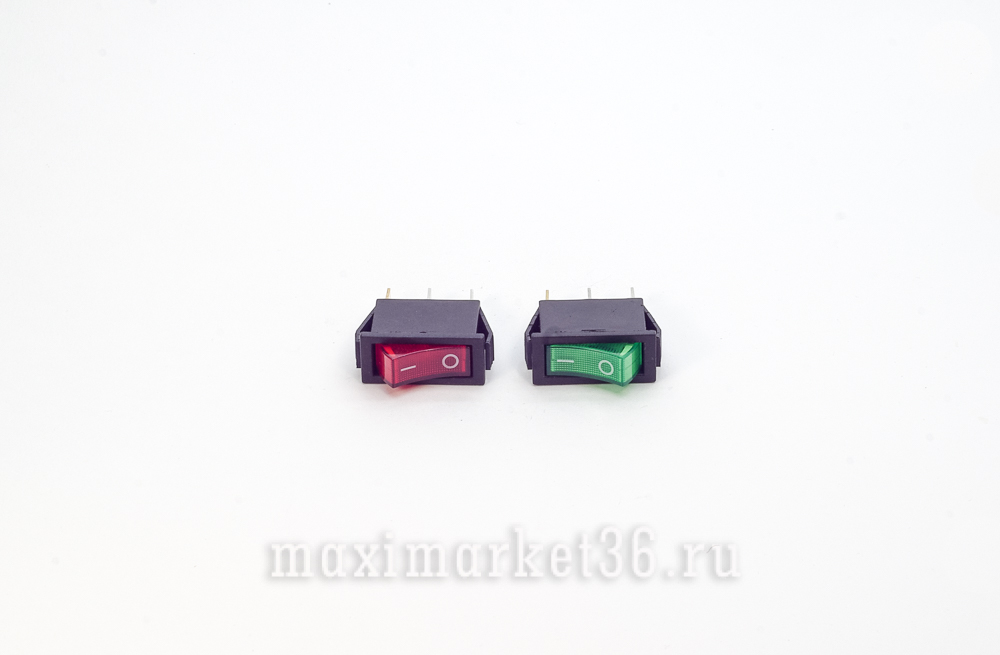Выключатель светящиеся (4цвета) дополнительные удлинённые