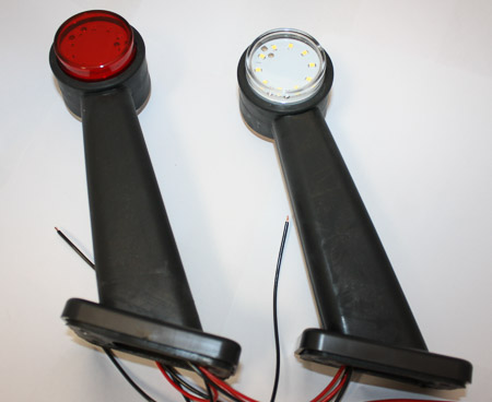 Фонарь габаритн.БЕГУЩИЙ LED ОГ-35 НОВЫЙ плоский рассеиватель