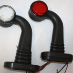 Фонарь габаритн.БЕГУЩИЙ LED ОГ-37 НОВЫЙ плоский рассеиватель