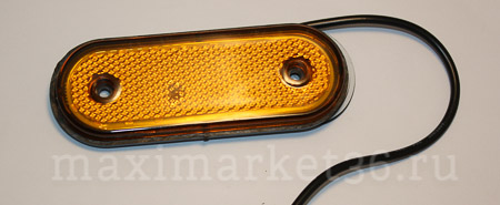 Фонарь габарит 20 SMD 12- 24V ЖЁЛТЫЙ PR-1430(анал100.3731-00 код9820 8329 13950/2ШТ BD-7056V/7082-24