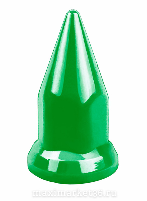 Колпачок на колёсную гайку 32 мм ЗЕЛЕНЫЙ ШИП МК-КО-47