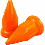 Колпачок на колёсную гайку 32 мм ОРАНЖЕВЫЙ ШИП МК-КО-43