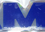 Наклейка КАМАЗ силикон светоотраж цв синий+серебро.4х25 см 39640 (04443)