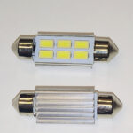 Автолампа C30W (SV8.5/8) 39 мм (салонная) 6 SMD (7020) 12V(Y0004-39)