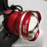 Фонарь налобный аккумуляторный LED зарядка USB +ZOOM  FA 024-P50