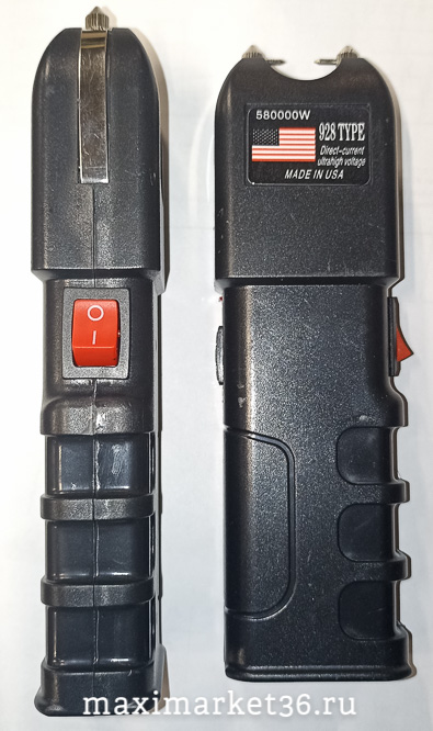 Фонарь аккумуляторный светодиодный ручной + Электрошокер 928 Скорпион / FA 398 USB зарядка