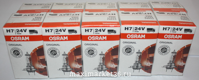 Автолампы Н7 (24-70) PX26d OSRAM 64215
