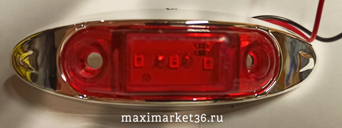 Фонарь маркерный универсальный BD-7045 24V КРАСНЫЙ/2шт