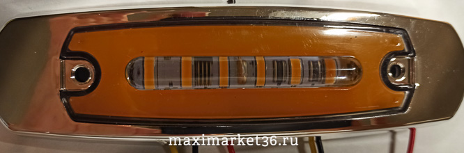 Фонарь маркерный универсальный BD-7066 24V ЖЕЛТЫЙ/2шт