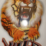 Наклейка "ТИГР WILD" 16х12см 63829 (6936)