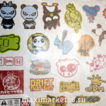 Наклейка - мелкие картинки на листе 35х50см"Sticker-boom LDM №1" 62297 (06778)