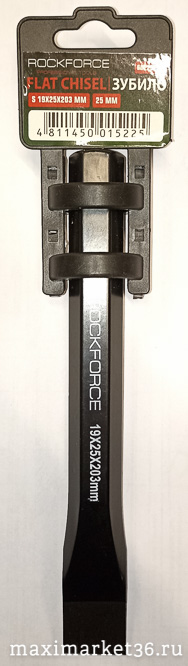 Зубило 25х203мм с шестигран основаниемROCKFORCE RF-60225203