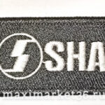 Брелок ткань вышивка "SHACMAN"