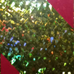 Наклейка "НЕГАБАРИТНЫЙ ГРУЗ"Отражатель-зебра 5х38 бит.стек цвет золото голографич ПАРА 23021 (0502)