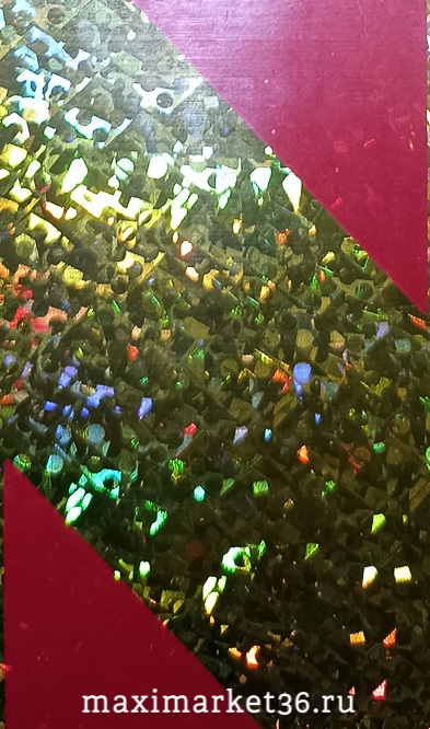 Наклейка "НЕГАБАРИТНЫЙ ГРУЗ"Отражатель-зебра 5х38 бит.стек цвет золото голографич ПАРА 23021 (0502)