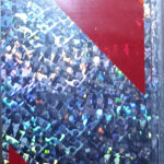 Наклейка "НЕГАБАРИТНЫЙ ГРУЗ"Отражатель-зебра 5х38 бит.стек цвет серебро голографич ПАРА 23014 (0501)