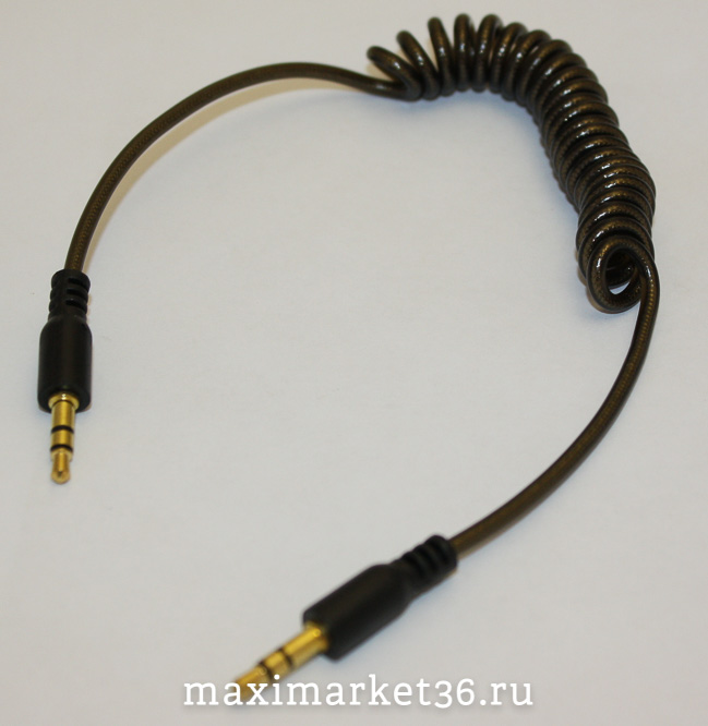 Аудиокабель в оплётке 1,5 м витой силиконовый аукс AUX JD-64/JD473