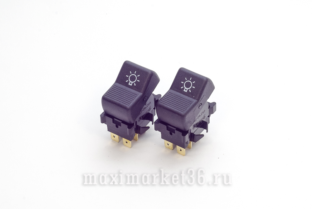 Выключатель наружнег освещ. (габар.) 3-х конт. 2 полож. ВАЗ 2105-2107 "Зубова Поляна" ВК343-03.29А