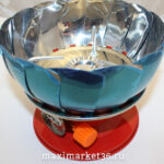 Газовая плитка  "Розочка" БОЛЬШАЯ с ветрозащитой Корея  206