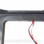 Рамка номерного знака ДЕШЕВАЯ BLACK с верхней подсветкой БЕЛОРУССИЯ/1/30