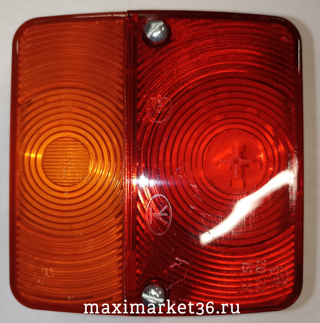 Фонарь задний ЕС-19 48LED светодиод.квадр красно-жёлтый для ПРИЦЕПОВ "ШИТ"(аналогФ-400 ЕС-19)-5761