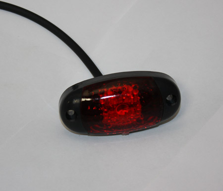 Фонарь маркерный универсальный 60.3731-02 КРАСНЫЙ 12-24В паутинка