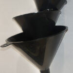 Воронка набор из 4-х чёрная VN4C