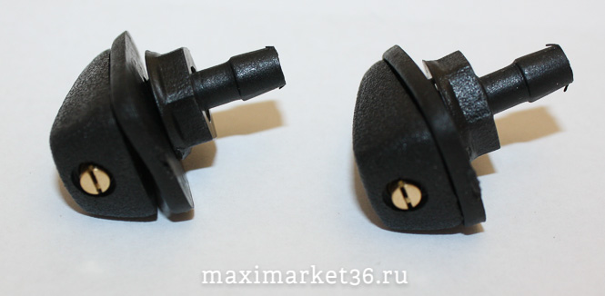 Жиклёр омывателя рассеивающий (длинная голова- 1 глаз) ВЕЕРНЫЙ / 10 шт 1G