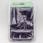 Зарядник для мобильного телефона универсальный набор (зелёный) 12-220V(N-10 синий)