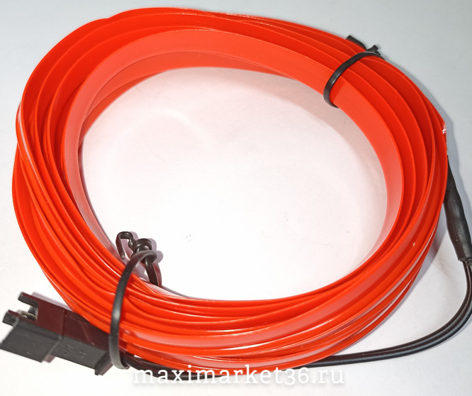 Лента КРАСНАЯ 3м НИТЬ неоновая 12V LGX-R3