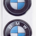 Наклейки на колпак ступицы с эмблемой TOYOTAI(4шт) СВЕТООТРАЖ. СИЛИКОН