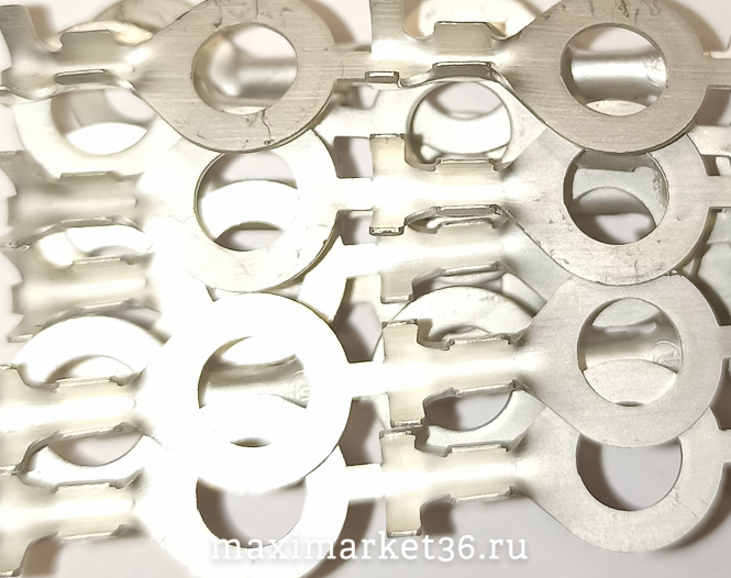 Клемма проводки d=6мм луженая белая под провод (1,5-2,5)