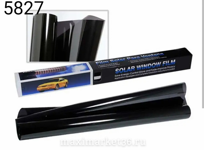 Плёнка тонировочная S.D.Black 0.75м (4 шт в упак) 5%