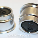 Колпак ступицы -05,07 хромированный  металл с логотипом