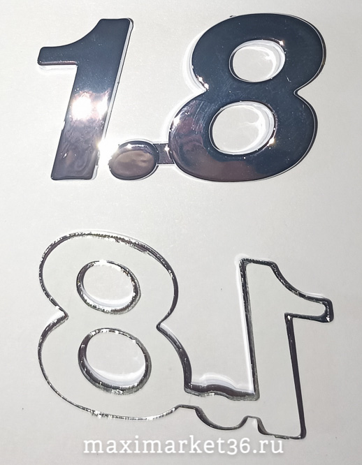 Орнамент задка "1,8" на ВЕСТУ