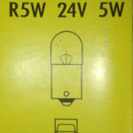 Автолампа R5W (BA15s) 24V NARVA /10/200 HIT 171813000