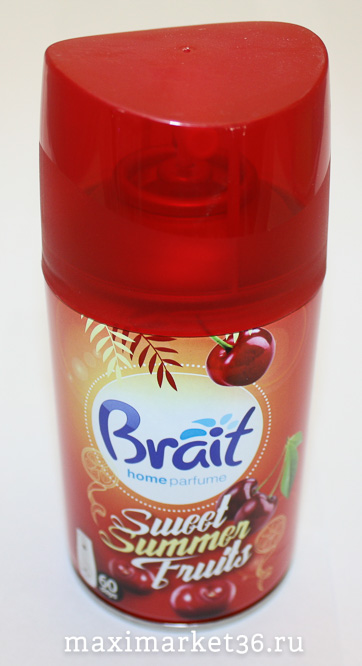 Освежитель воздуха-ароматизатор BRAIT MOON GARDEN балон-распылитель 250 мл для диспенсера