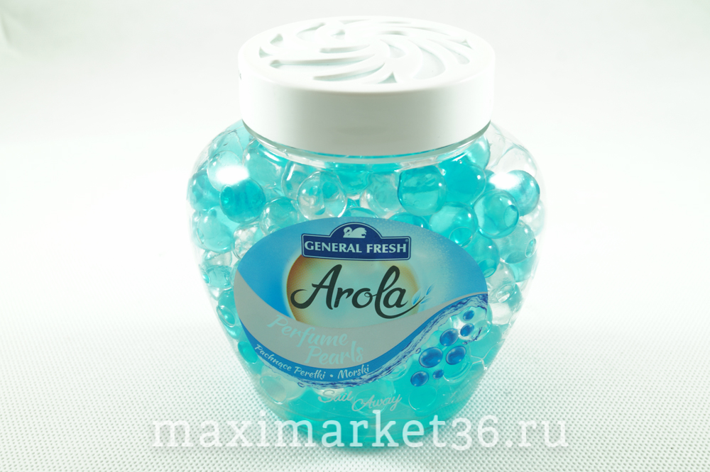 Освежитель воздуха-ароматизатор PERFUM PEARLS МОРЕ (ароматич.жемчужины) в банке 250мл