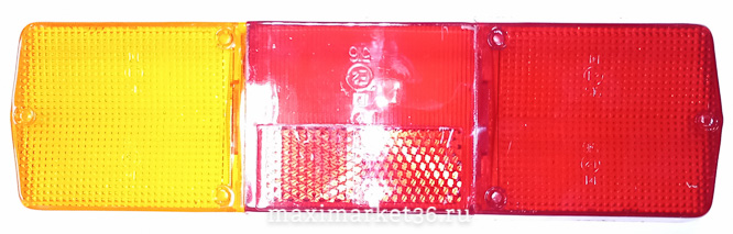 Рассеиватель левый заднего фонаря Камаз (ФП-130 лев 6-ти болт)