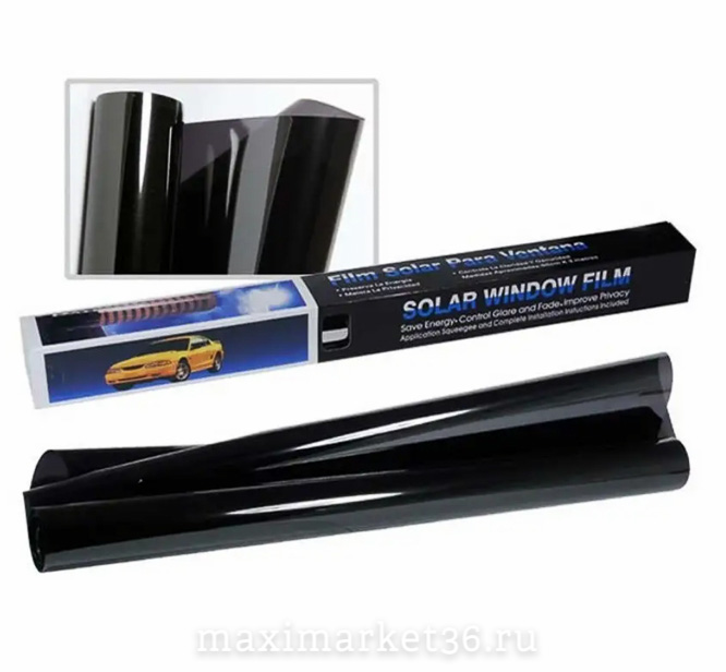 Плёнка тонировочная D.Black 0.5м х 3м (по 5 шт в упак) 10%