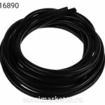 Шланг омывателя СИЛИКОНОВЫЙ ЧЁРНЫЙ на метраж (бухта-100м)