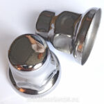 Колпачок на колёсную гайку 32 мм НЕРЖАВЕЙКА ХРОМ высокий высота 51мм  -5989