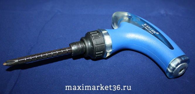 Отвёртка т-образная двухсторонняя с трещёткой "Америка" OT-010