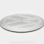 Наклейки на колпак ступицы с эмблемой D=60мм VOLKSWAGEN (4шт) ВЫПУКЛЫЕ ХРОМ