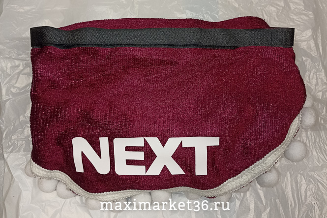 Ламбрекен с надписью "ГАЗЕЛЬ" NEXT (КРАСНЫЙ)с кисточ. (лоб.и бок окна)-3609