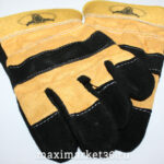 Перчатки замша комби  "АНГАРА СТАНДАРТ" зима+флис