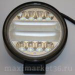 Фара диодная-ходов. огни 24 LED (3W)--72W (КРУГЛАЯ) PR-1118 PF-020