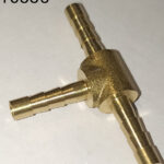Соединитель-тройник латунь Т-образ. с ёршиком D=4 -5470
