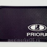 Коврик антискатный силиконовый 20 смх13 см с логотипом PRIORA